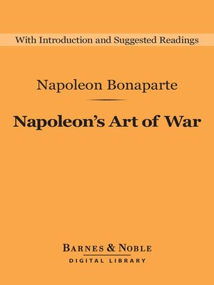 cover image of Napoleon's Art of War (Barnes & Noble Digital Library)